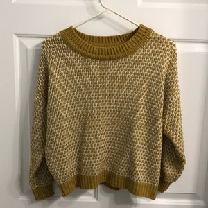 Mustard crew neck sweater